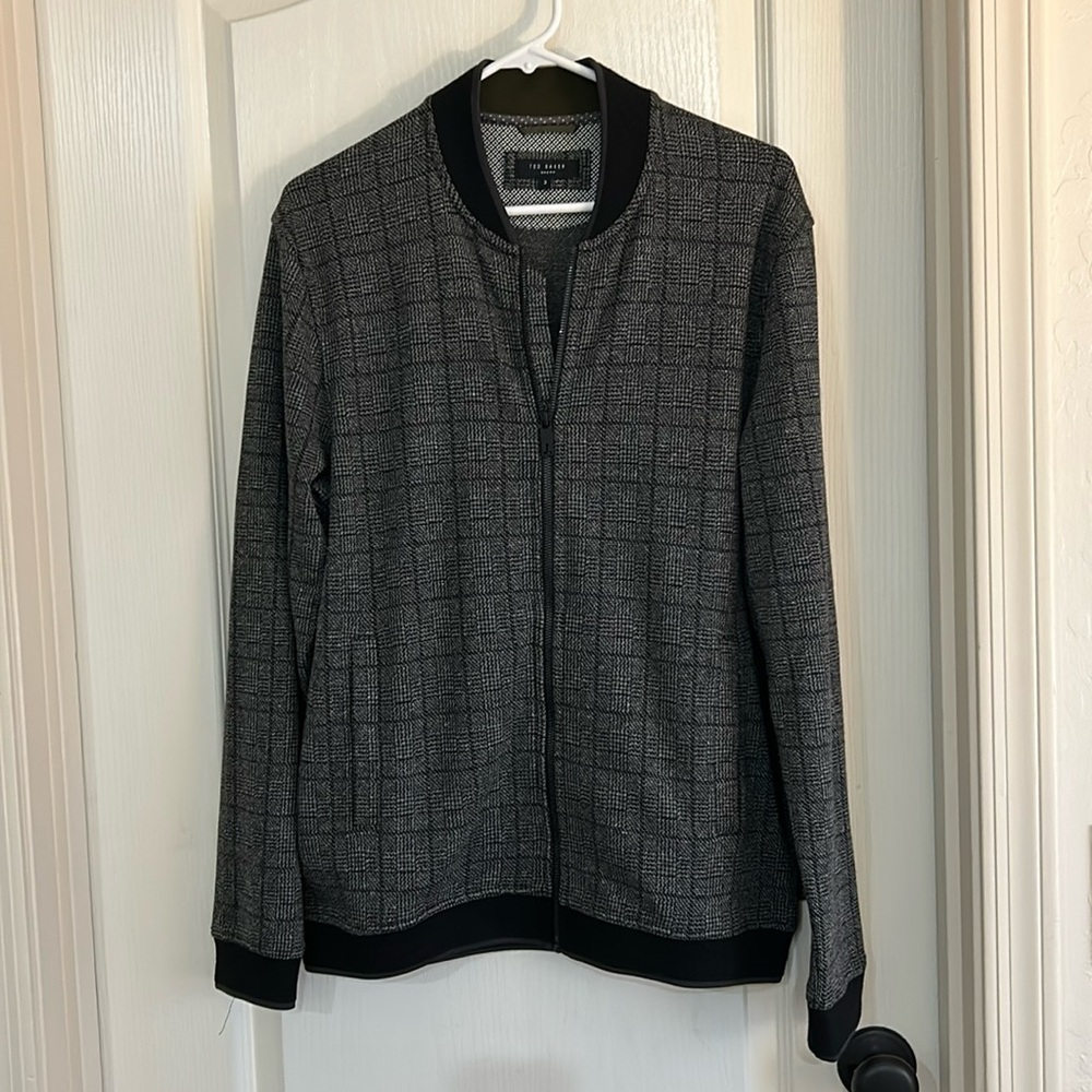Ted Baker London plaid jacket.